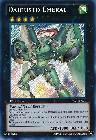 Daigusto Emeral - HA07-EN020 - Secret Rare - 1st Edition available at 401 Games Canada