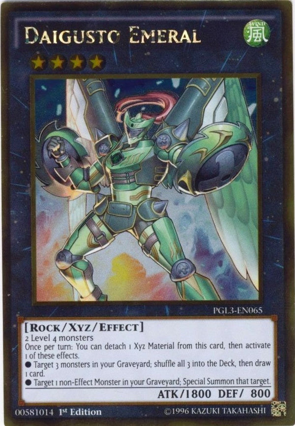 Daigusto Emeral - PGL3-EN065 - Gold Rare - 1st Edition available at 401 Games Canada
