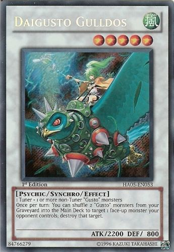 Daigusto Gulldos - HA05-EN053 - Secret Rare - 1st Edition available at 401 Games Canada