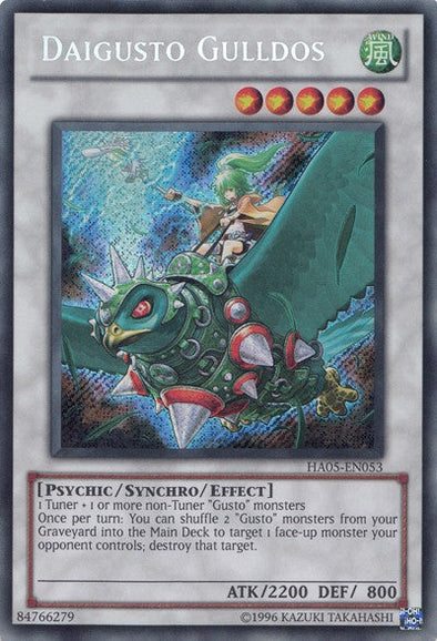 Daigusto Gulldos - HA05-EN053 - Secret Rare - Unlimited available at 401 Games Canada