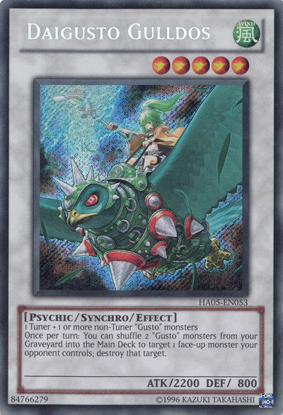 Daigusto Gulldos - HA05-EN053 - Secret Rare - Unlimited available at 401 Games Canada