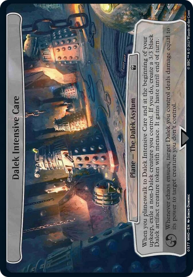 mtg dr who planechase cards 401 Games Canada - Dalek Intensive Care
