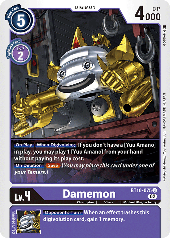 Damemon - BT10-075 - Uncommon available at 401 Games Canada