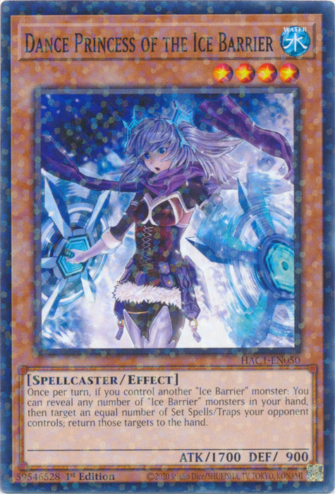 Dance Princess of the Ice Barrier - HAC1-EN050 - Duel Terminal Normal Parallel Rare available at 401 Games Canada