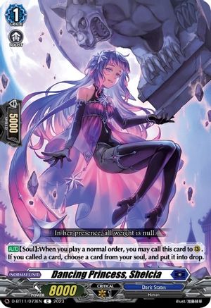 Dancing Princess, Shelcia - D-BT11/073EN - Common available at 401 Games Canada