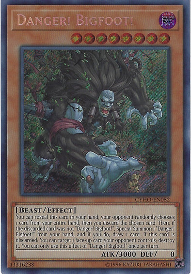 Danger! Bigfoot! - CYHO-EN082 - Secret Rare - Unlimited available at 401 Games Canada