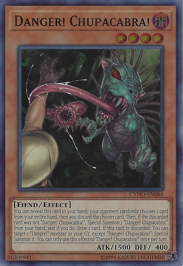 Danger! Chupacabra! - CYHO-EN084 - Ultra Rare - Unlimited available at 401 Games Canada