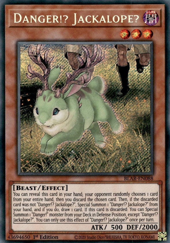 Danger!? Jackalope? - BLAR-EN088 - Secret Rare - 1st Edition available at 401 Games Canada