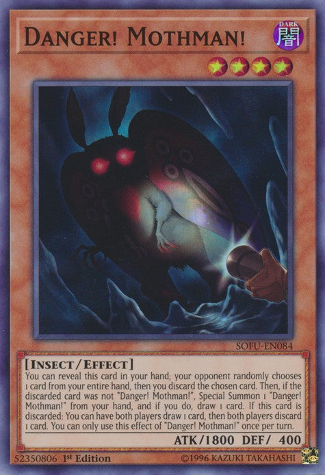 Danger! Mothman! - SOFU-EN084 - Super Rare - 1st Edition available at 401 Games Canada