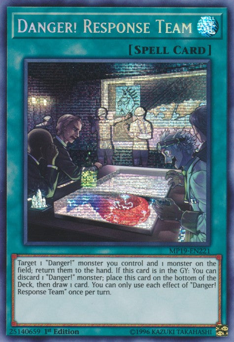 Danger! Response Team - MP19-EN221 - Prismatic Secret Rare - 1st Edition available at 401 Games Canada