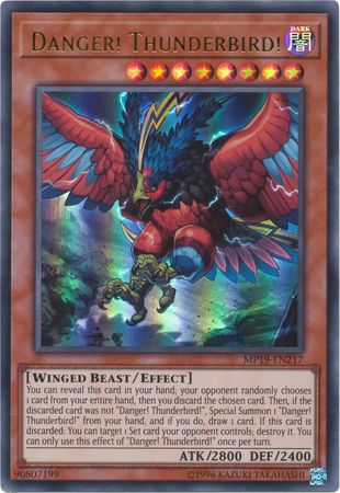 Danger! Thunderbird! - MP19-EN217 - Ultra Rare - Unlimited available at 401 Games Canada