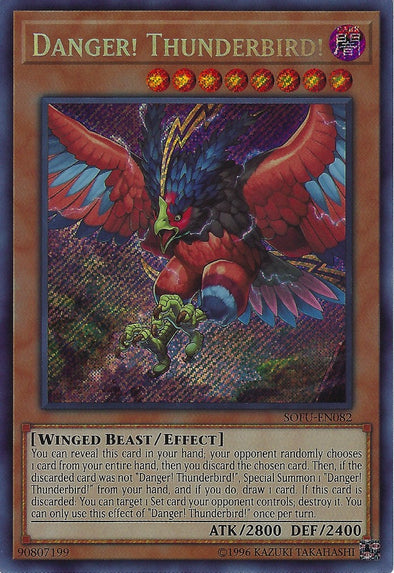 Danger! Thunderbird! - SOFU-EN082 - Secret Rare - Unlimited available at 401 Games Canada