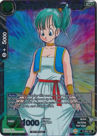 Dangerous Journey Bulma - P-083 - Promo (Foil) available at 401 Games Canada