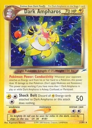 Dark Ampharos - 1/105 - Holo - Unlimited available at 401 Games Canada