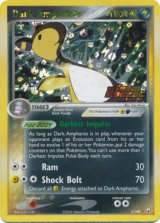 Dark Ampharos - 2/109 - Holo Rare - Reverse Holo available at 401 Games Canada