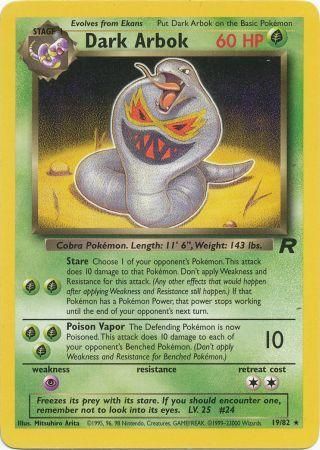 Dark Arbok - 19/82 - Rare - Unlimited available at 401 Games Canada