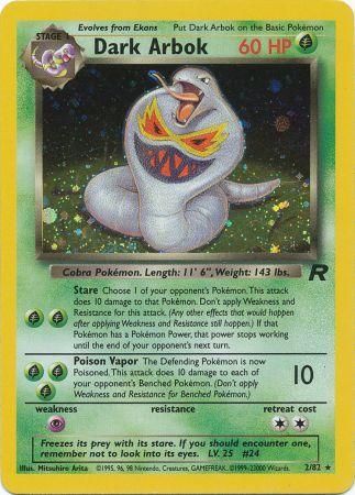 Dark Arbok - 2/82 - Holo - Unlimited available at 401 Games Canada