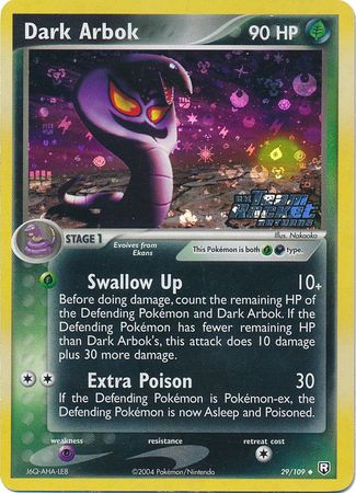 Dark Arbok - 29/109 - Uncommon - Reverse Holo available at 401 Games Canada