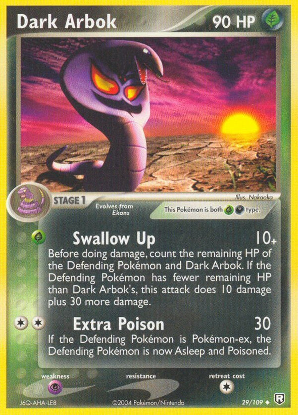 Dark Arbok - 29/109 - Uncommon available at 401 Games Canada