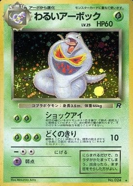 Dark Arbok (Japanese) - 024 - Holo Rare