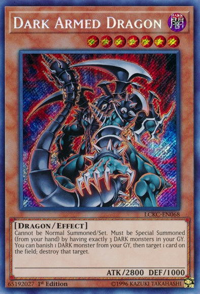 Dark Armed Dragon - LCKC-EN068 - Secret Rare - 1st Edition available at 401 Games Canada