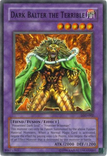 Dark Balter the Terrible - LOD-002 - Super Rare - Unlimited available at 401 Games Canada