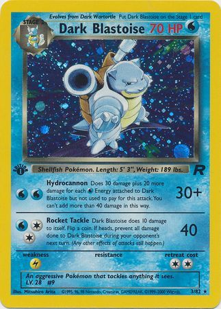 Dark Blastoise - 3/82 - Holo - 1st Edition available at 401 Games Canada