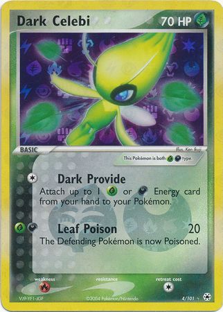 Dark Celebi - 4/101 - Holo Rare - Reverse Holo available at 401 Games Canada