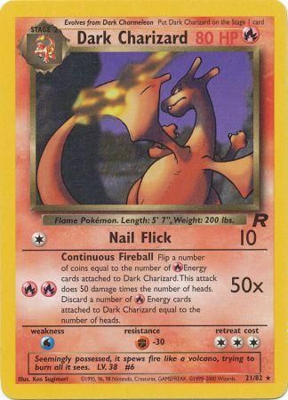 Dark Charizard - 21/82 - Rare - Unlimited available at 401 Games Canada