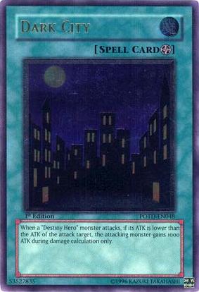 Dark City - POTD-EN048 - Ultimate Rare - 1st Edition available at 401 Games Canada