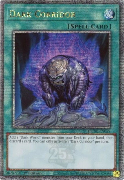 Dark Corridor - DUNE-EN059 - Quarter Century Secret Rare - 1st Edition available at 401 Games Canada