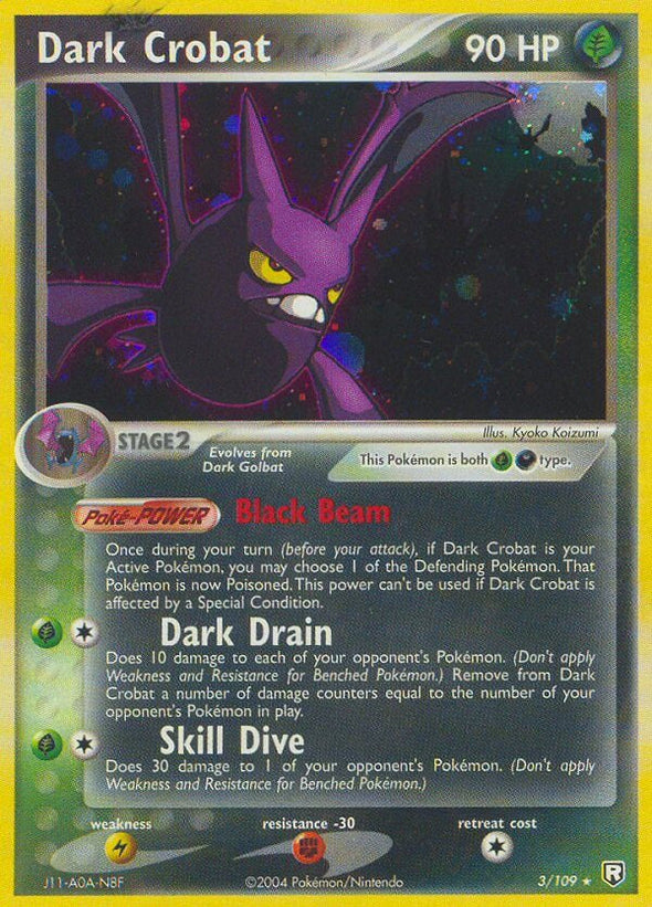 Dark Crobat - 3/109 - Holo Rare available at 401 Games Canada