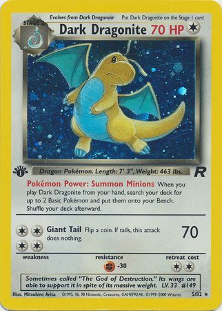 Dark Dragonite - 5/82 - Holo - 1st Edition available at 401 Games Canada