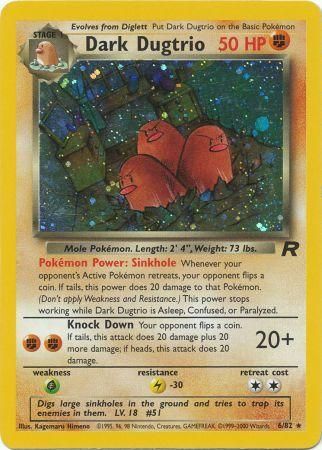 Dark Dugtrio - 6/82 - Holo - Unlimited available at 401 Games Canada