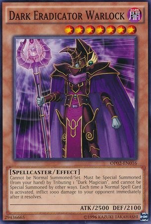 Dark Eradicator Warlock - OP02-EN016 - Common available at 401 Games Canada