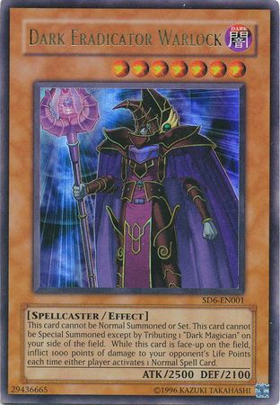 Dark Eradicator Warlock - SD6-EN001 - Ultra Rare - Unlimited available at 401 Games Canada