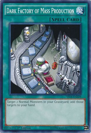 Dark Factory of Mass Production - YS14-EN029 - Common - 1st Edition available at 401 Games Canada