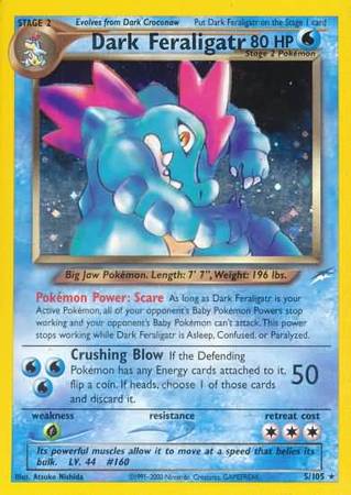 Dark Feraligatr - 5/105 - Holo - Unlimited available at 401 Games Canada