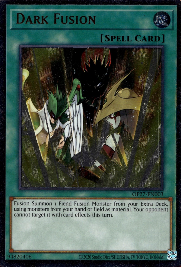 Dark Fusion (UTR) - OP27-EN003 - Ultimate Rare - Unlimited
