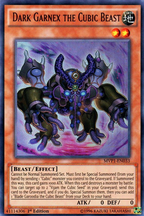 Dark Garnex the Cubic Beast - MVP1-EN033 - Ultra Rare - 1st Edition available at 401 Games Canada