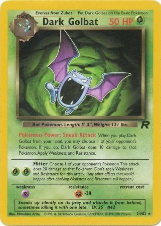 Dark Golbat - 24/82 - Rare - Unlimited available at 401 Games Canada