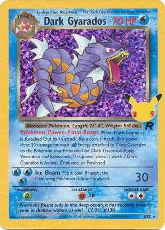 Dark Gyarados - 8/82 - Holo Rare (Classic Collection) available at 401 Games Canada