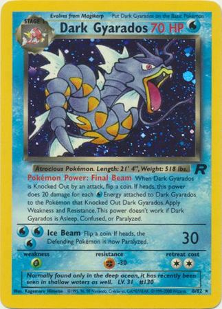 Dark Gyarados - 8/82 - Holo - Unlimited available at 401 Games Canada