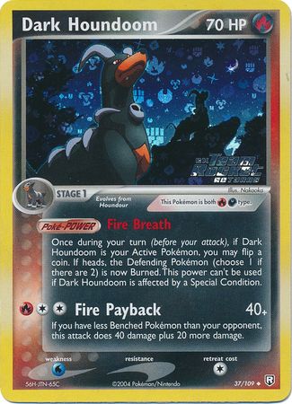 Dark Houndoom - 37/109 - Uncommon - Reverse Holo available at 401 Games Canada