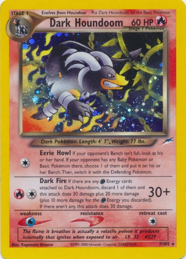 Dark Houndoom - 7/105 - Holo - Unlimited available at 401 Games Canada