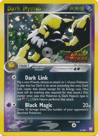 Dark Hypno - 6/109 - Holo Rare - Reverse Holo available at 401 Games Canada