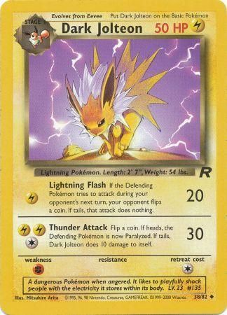 Dark Jolteon - 38/82 - Uncommon - Unlimited available at 401 Games Canada