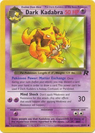 Dark Kadabra - 39/82 - Uncommon - Unlimited available at 401 Games Canada