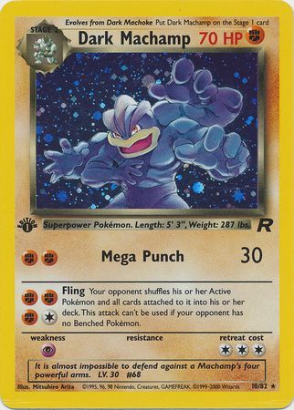 Dark Machamp - 10/82 - Holo - 1st Edition available at 401 Games Canada