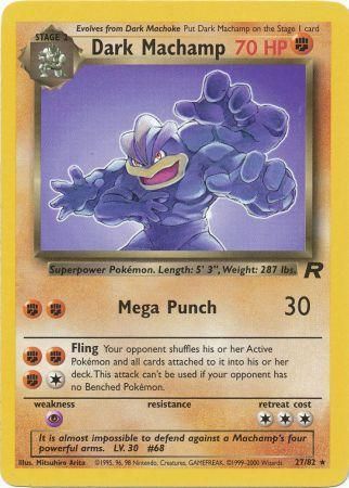 Dark Machamp - 27/82 - Rare - Unlimited available at 401 Games Canada